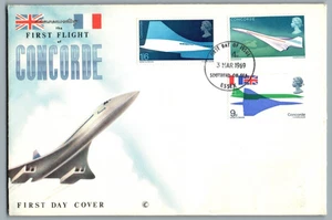 GB 1969 Concorde Connoisseur FDC Southend on Sea CDS First Day Cover - Picture 1 of 2