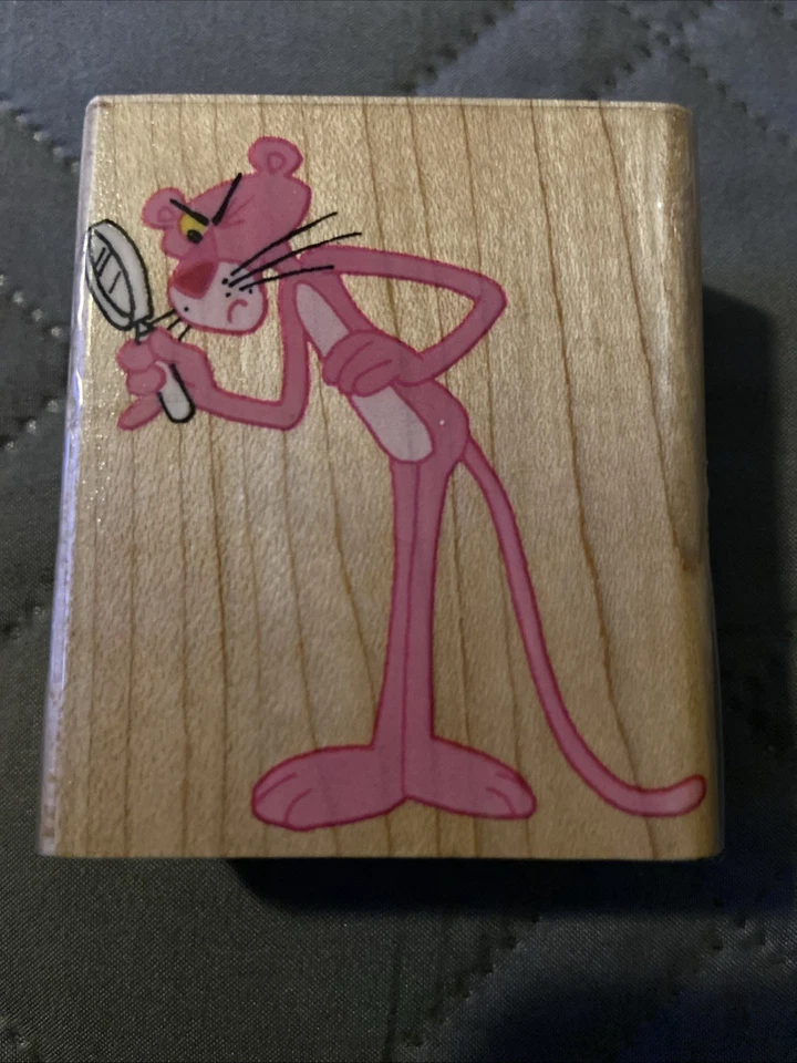 Sello de goma Inkadinkado Vintage 1995 Inspector Pantera Rosa 4362 Foto 1 de 2