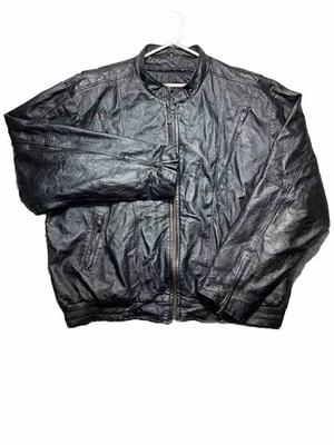 USA Bikers Dream Apparel Hombres Chaqueta de Bombardero 54 3XL Abrigo de Cuero Paseo en Motocicleta Foto 1 de 4