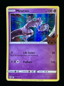 Pokemon Juego de Cartas Coleccionables Mewtwo Holo - 056/172 - Truco o Comercio Sello de Halloween - Imagen 1 de 2