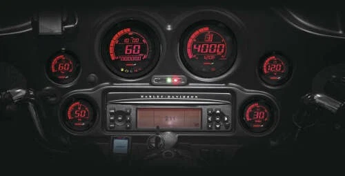 Koso North America Digital Gauge Cluster - Black Motorcycle Street Bike BA050903 - Image 1 of 4