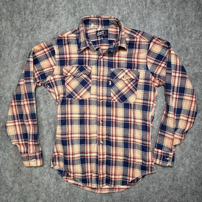 Vintage Levi’s Men’s Flannel Shirt Plaid Long Sleeve 100% Cotton Size L - Image 1 of 4