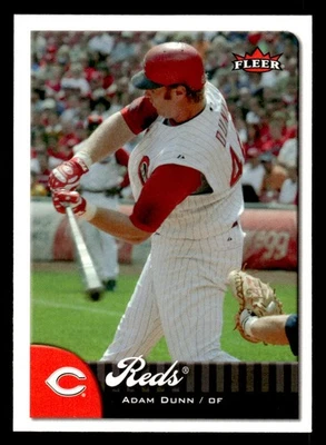 Tarjeta Fleer #248 2007 Adam Dunn Cincinnati Reds Foto 1 de 2