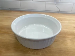 Cazuela individual blanca francesa original Corning Ware - F-24-B, 3 tazas - Imagen 1 de 5