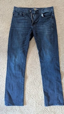 Pantalones de mezclilla rectos vintage ajustados 121 Heritage azul 30x30 Lucky Brand para mujer Foto 1 de 4