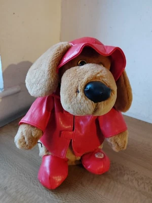 Vintage Beverly Hills Singing In The Rain Soft Plush Dog Dancing Musical Toy - Image 1 of 4
