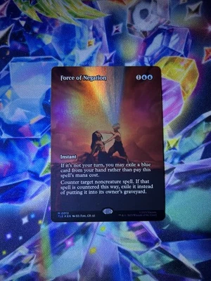MTG: Avatar The Last Airbender - Force of Negation 13 Borderless Foil - Image 1 of 2