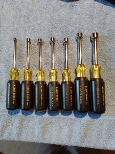 Nut Driver Set By Klein Tools Inc. New, USA, #630, SAE, 7pc - Picture 1 of 4