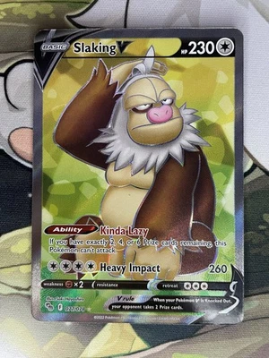 Pokemon TCG: Slaking V (Full Art) 077/078 Pokémon GO Holo - Image 1 of 3