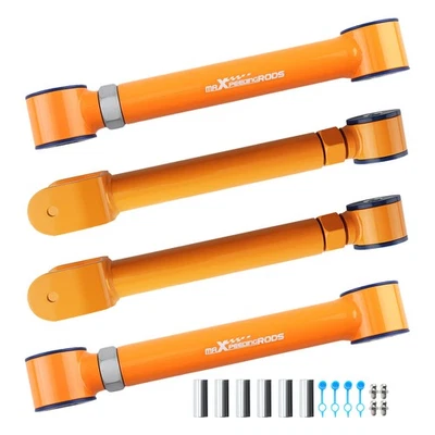 Adjustable Upper Control Arms Front & Rear for 97-06 Jeep Wrangler TJ 1993-1998 - Image 1 of 4