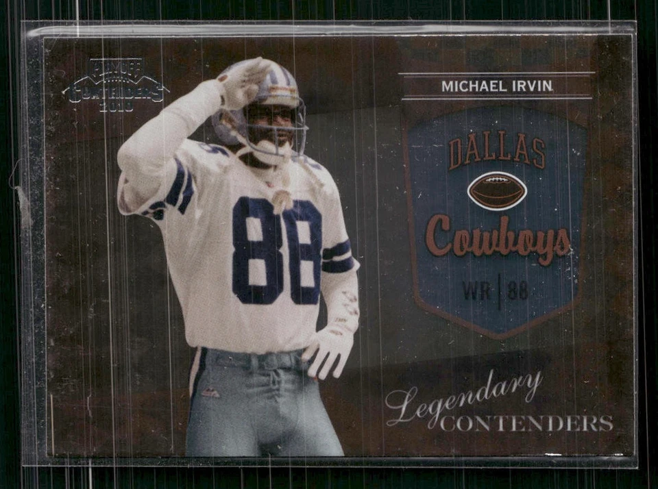 2010 Playoff Contenders #19 Michael Irvin Legendary Contenders - Image 1 of 2
