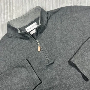 Mizzen Main Wooster 1/4 Zip Pullover Sweater Men's 2XL Lightweight Soft Preppy - Picture 1 of 13