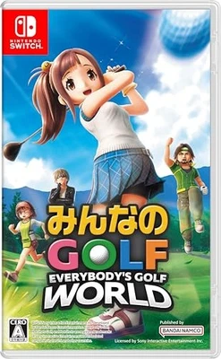 Everybody's Golf WORLD Nintendo Switch Software Bilingual ENG/JPN 2025 SealedNew - Image 1 of 4