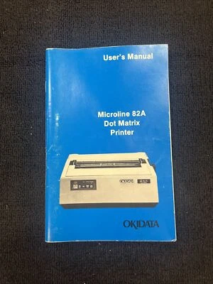 Okidata Microline 82A Dot Matrix Printer User’s Manual - Image 1 of 2