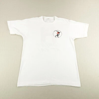 Camisa masculina vintage Harvard grande atletismo ponto único disco obstáculo anos 90 - Imagem 1 de 4