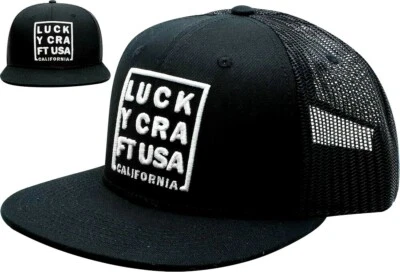 LUCKY CRAFT LC FLAT LC Square Label - Black and White - Image 1 of 3