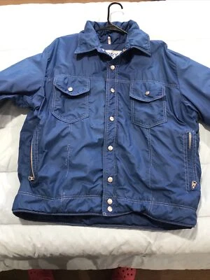 RARO Abrigo de Esquí Chaqueta Puffer Plumón de Ganso GERRY Para Hombres Años 70/80 Leer Foto 1 de 4