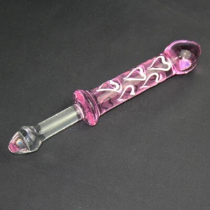 Solid Glass Dildo Anal Butt Plug G-Spot Stimulator Massager Sex Toys for Women - Picture 1 of 8