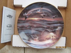 Terry Redlin Limited Edition "Night Light"- Snow Geese over Farm FREE SHIPPING - Picture 1 of 7