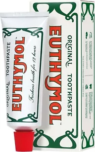 Pasta De Dientes Euthymol Original 75ml – Antiséptica, Sin Flúor, Aliento Fresco - Picture 1 of 2