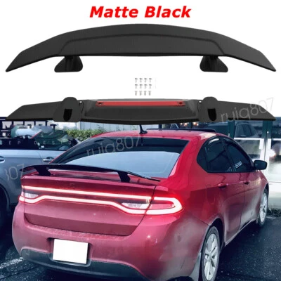 Matte Black  For Dodge Dart 2013-2016 46"GT Style Rear Trunk Spoiler Racing Wing Foto 1 de 4