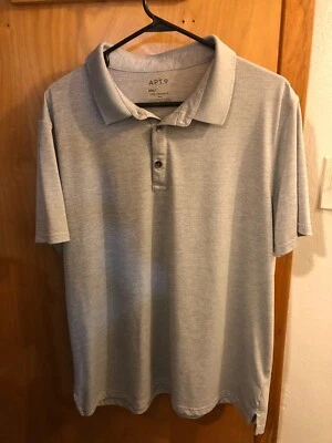 Apt 9 Premier Flex Performance Gray Golf Polo Shirt Polyester Size 2XL - Image 1 of 3