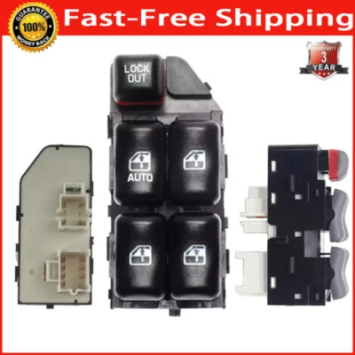 Interruptor de ventana eléctrica delantero izquierdo para Chevrolet Cavalier 2000-2005 2,2 L 2,4 L DWS197 Foto 1 de 4