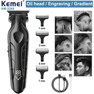 KEMEI 2269 Professional Hair/Beard Trimmer for Men Zero Gapped Hair Clippers - Picture 1 of 24