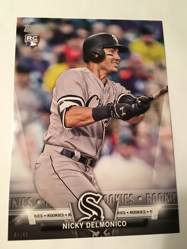 2018 Topps Salute 5x7 Jumbo Nick Delmonico White Sox RC TS92 03/49 - Image 1 of 1