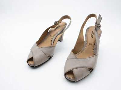 Gabor Sandalia Para Dama Slingback Beige Talla 38,5 EU Art 19169-56 - Imagen 1 de 3