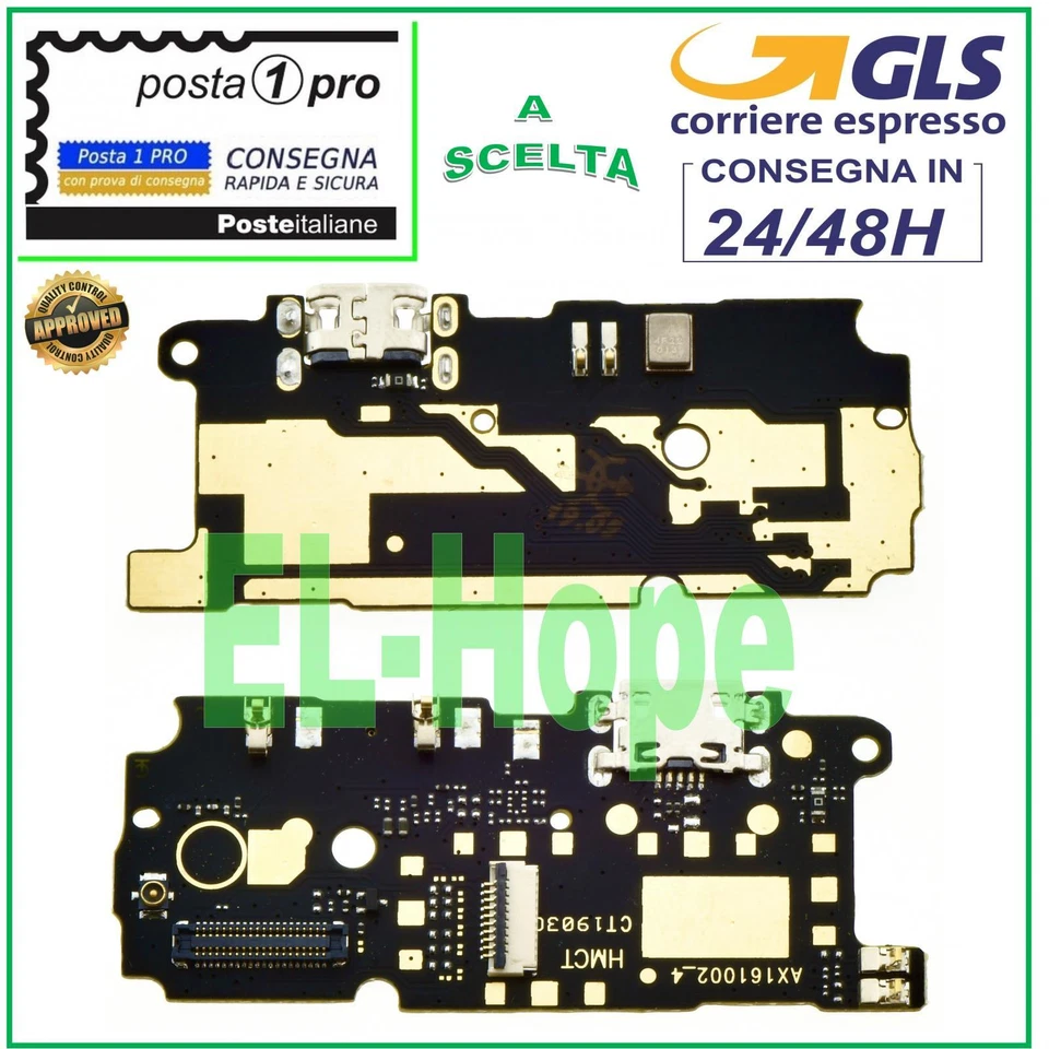 CONNETTORE RICARICA XIAOMI REDMI NOTE 4 MICROFONO JACK DOCK PCB MICRO USB CARICA - Immagine 1 di 1