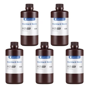 5 kg résine UV ANYCUBIC HD gris UV basique 405 nm pour imprimante 3D LCD M3 MONO - Photo 1/10