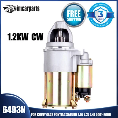 Arranque 12V para Chevrolet Cavalier 2002-2005 2.2L Cobalt 2005 2.0L 2.5L 12V - Imagem 1 de 4