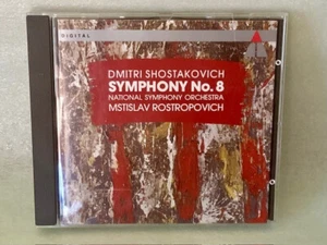 Shostakovich: Symphony No 8 National Symphony Orchestra/Mstislav Rostropovich CD - Picture 1 of 1