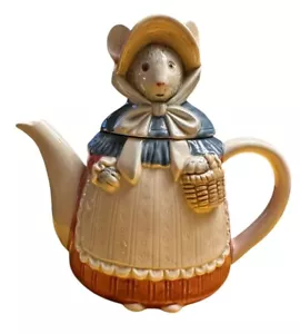 Miss Mouse teiera ceramica dipinta a mano OTAGIRI Giappone vintage - Foto 1 di 11