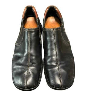 Cole Haan Zeno Slip-On  Driving Loafers Men's US  8 M Black/Brown Leather - Picture 1 of 12