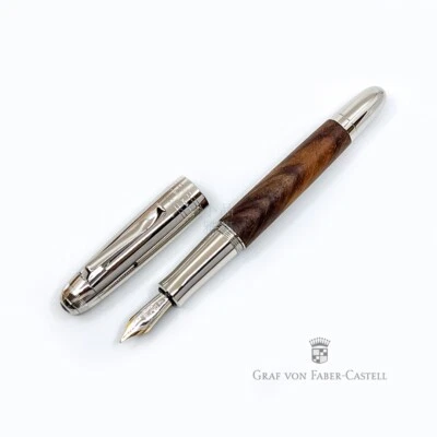 Pluma Estilográfica Graf von Faber Castell Magnum Edition Hickory 18K Foto 1 de 4