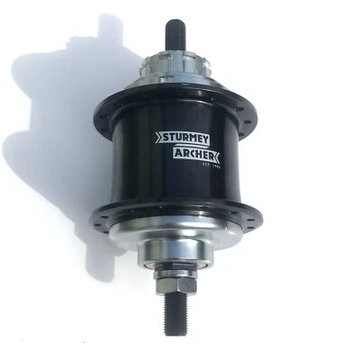 Brompton Wheel Folding Bike C line BWR 3 Speed Rear Hub for 6 Speed 28h Black e - Image 1 of 4