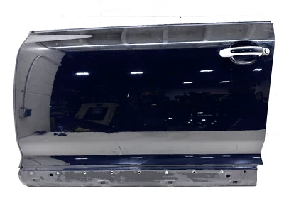 PORSCHE CAYENNE 2003-2010 CONDUCTOR PUERTA DELANTERA IZQUIERDA CARCASA NEGRA CON MANIJA DE PUERTA OEM Foto 1 de 4