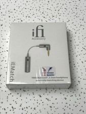 New listing
iFi Audio iEmatch 3.5mm Headphone Sensitivity Matching Device