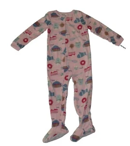New Carters Kids 1-Piece Baking Fleece Footie PJs 6 7 8 10 12 - Picture 1 of 3
