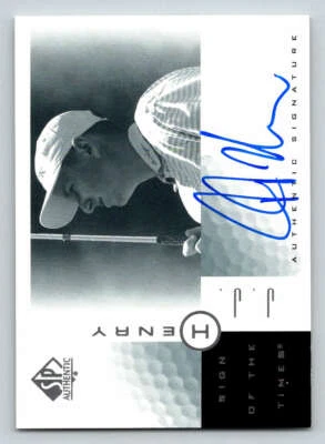 2001 SP Authentic Sign of the Times #JJ J.J. Henry (ref 187678) - Image 1 of 2