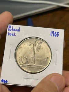 1965 Poland 10 Zlotych Coin Excellent Condition #2 - Picture 1 of 4