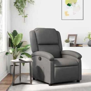 Relaxsessel Grau Kunstleder H6F5 - Bild 1 von 11