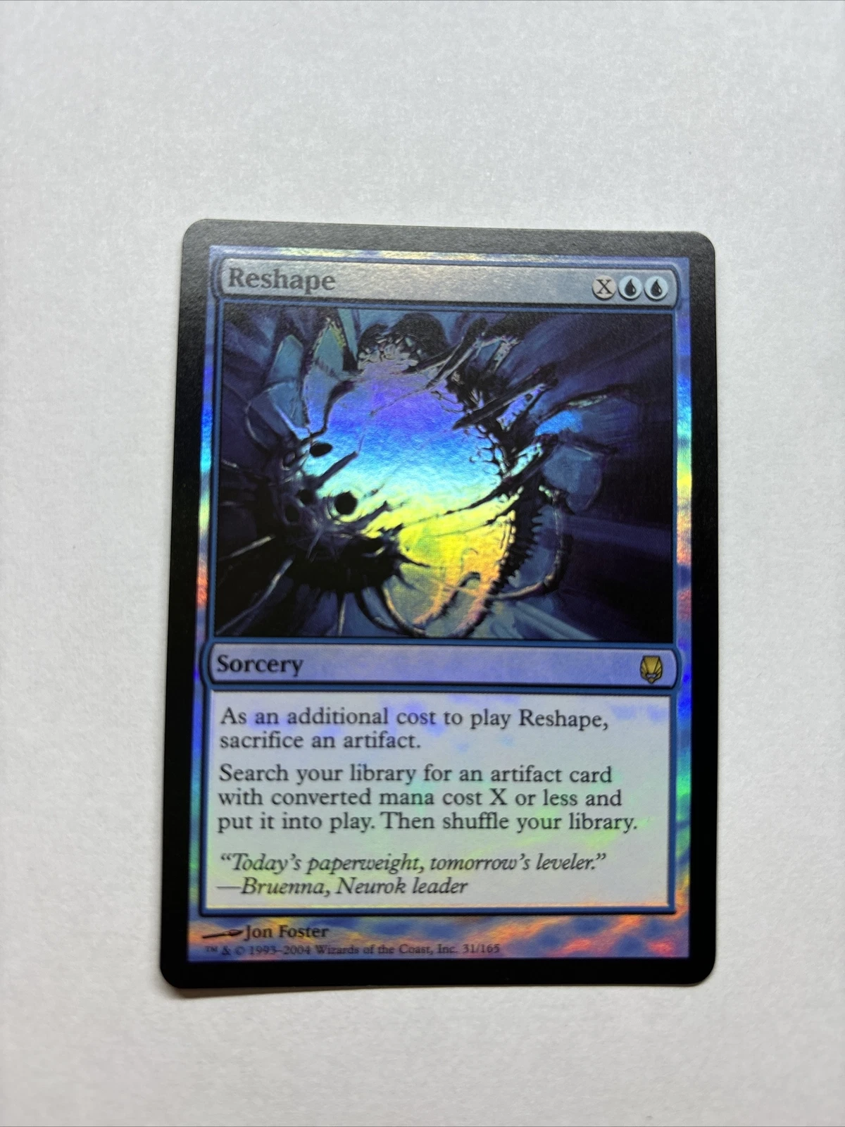 MTG- Reshape- Darksteel- Rare- NM- FOIL