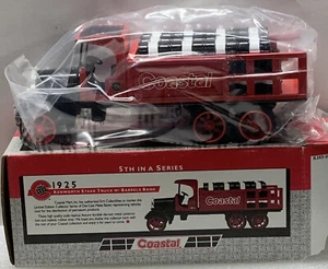 1/34 ERTL DIECAST COASTAL 1925 KENWORTH STAKE TRUCK BARRELS BANK W/ COA VINTAGE - Picture 1 of 6