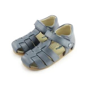 Naturino Boys Closed Leather Sandals with Arch Ankle and Orthopedic Support - Picture 1 of 4
