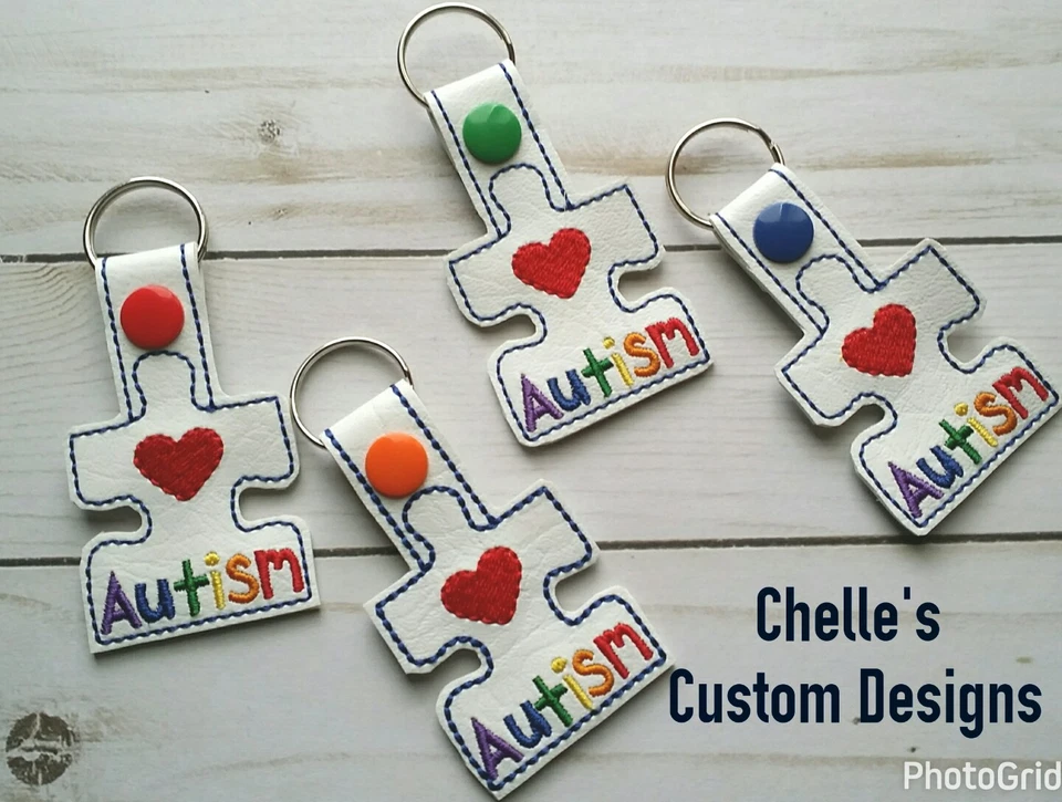 Llavero pieza rompecabezas conciencia autismo hace un gran regalo  Foto 1 de 1