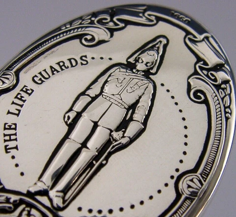 STERLING SILVER THE LIFE GUARDS BOX 1979 ROYAL MILITARY Cover