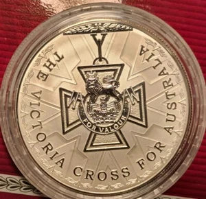 2014 $5 Victoria Cross Silver 1oz Frosted Unc. Coin on Card Stunning Example - Picture 1 of 8